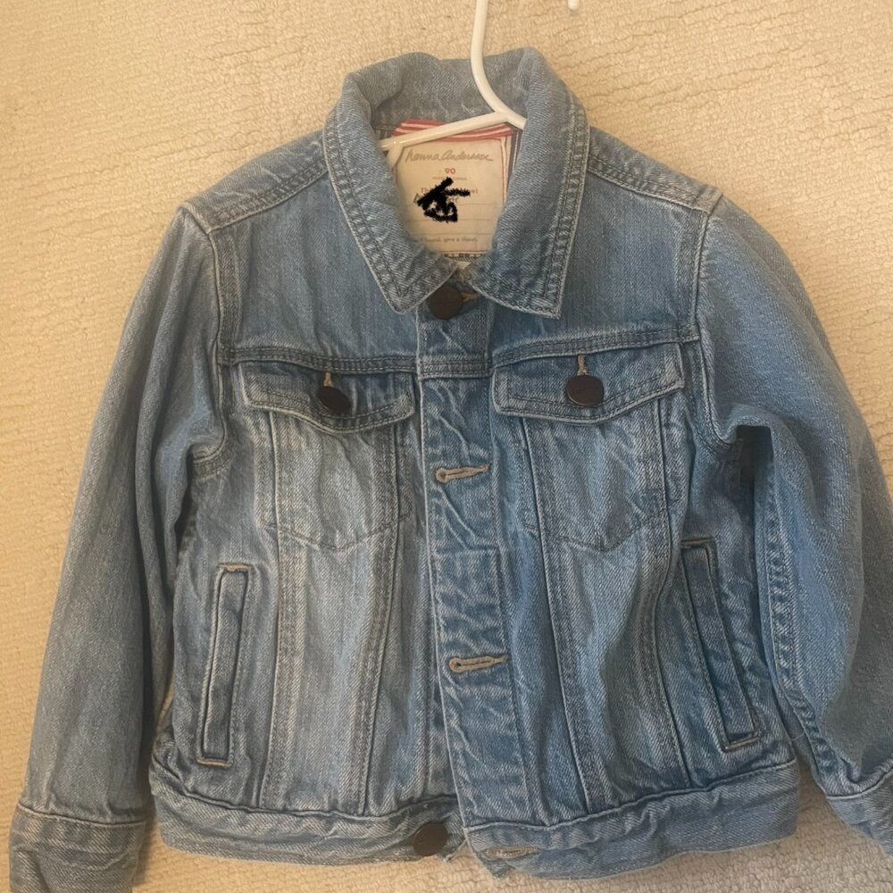 Hanna Andersson Jean Jacket Size 90